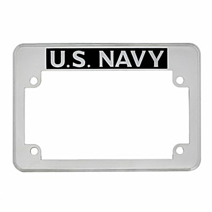 United Pacific - "U.S. Navy" Motorcycle License Plate Frame