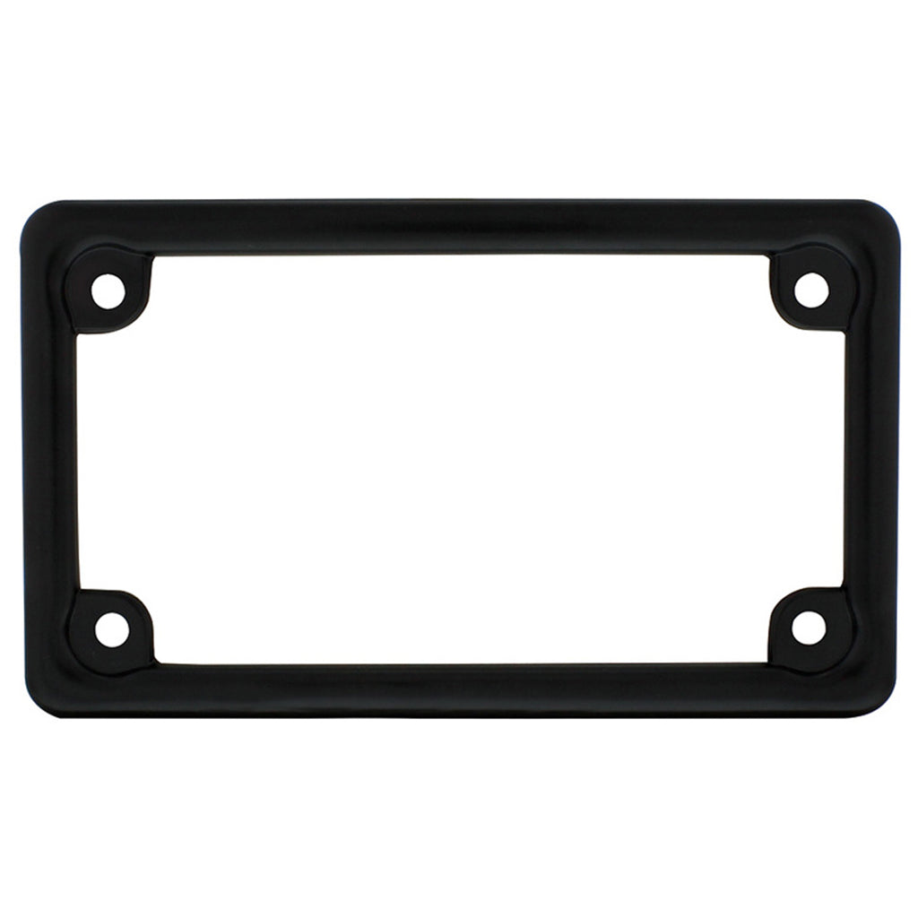 United Pacific - Black Motorcycle License Plate Frame