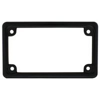 United Pacific - Black Motorcycle License Plate Frame