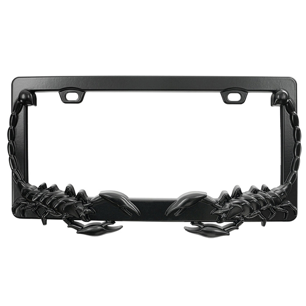 United Pacific - Scorpion License Plate Frame - Black
