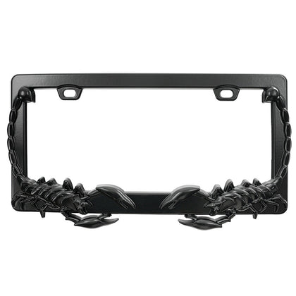 United Pacific - Scorpion License Plate Frame - Black