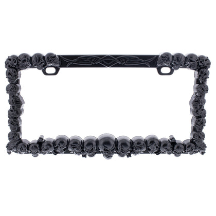United Pacific - Skull License Plate Frame - Black