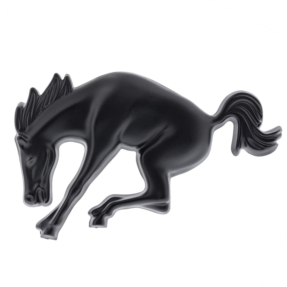 United Pacific - Plastic Bucking Horse Emblem - Chrome or Matte Black