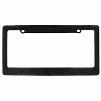 United Pacific - Diamond Plate License Plate Frame - Black