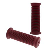 Motorcycle Rubber Grip Set - 1" or 1-1/8" (25/28mm) - Black, Red, or Natural (Pair)