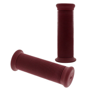 Motorcycle Rubber Grip Set - 7/8" or 1" (22/25mm) - Red, Natural or Black (Pair)