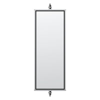United Pacific - 6" X 16" 430 Stainless Steel West Coast Mirror - Non Heated