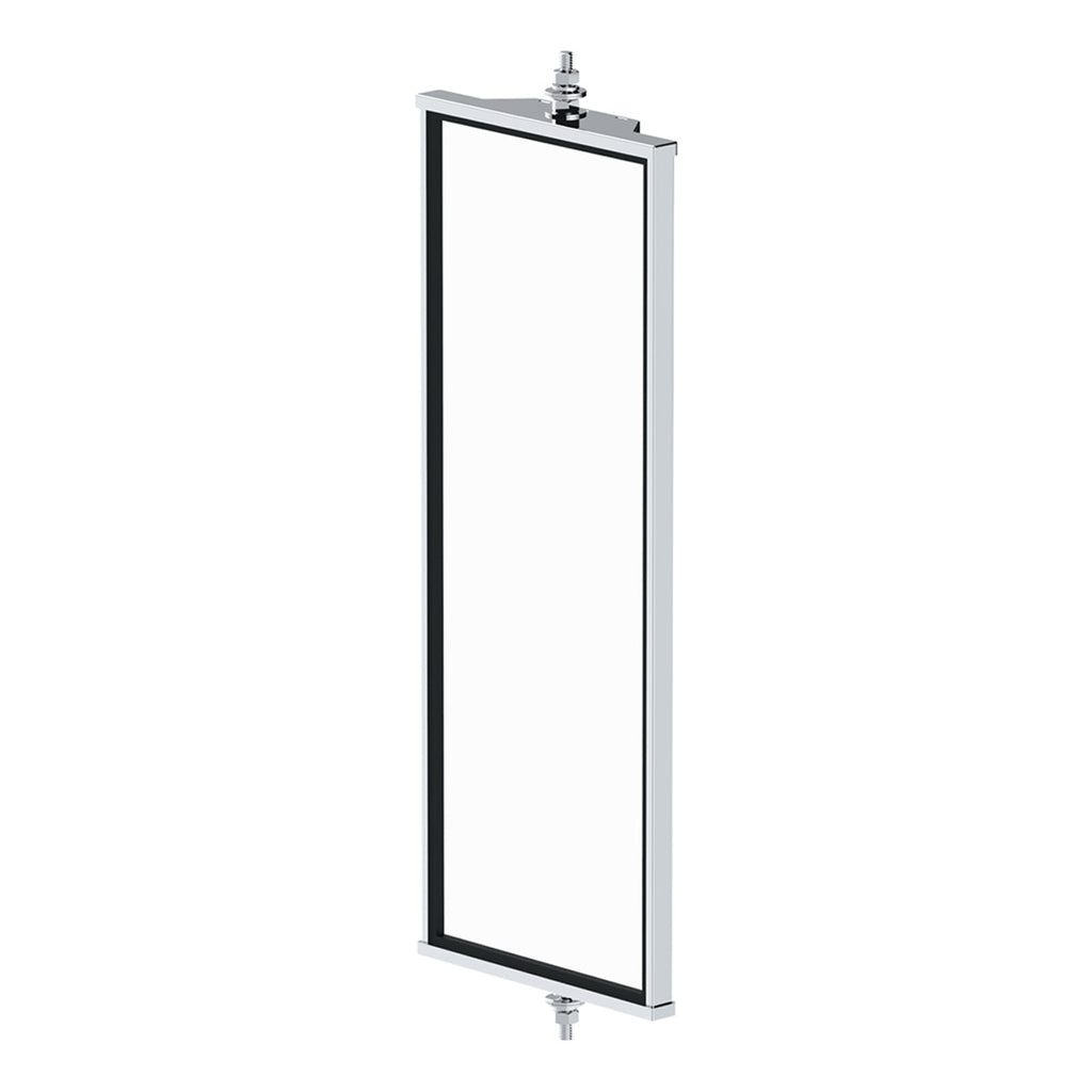 United Pacific - 6" X 16" 430 Stainless Steel West Coast Mirror - Non Heated