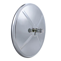 United Pacific - 8-1/2" 430 Stainless Steel 150R Convex Mirror