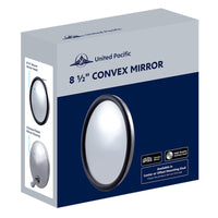 United Pacific - 8-1/2" 430 Stainless Steel 150R Convex Mirror