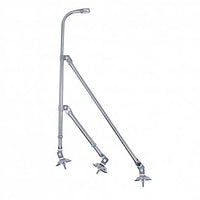United Pacific - Stainless Steel Tripod Fender Mirror Bracket