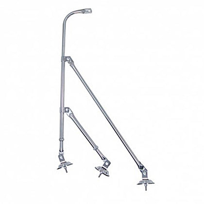 United Pacific - Stainless Steel Tripod Fender Mirror Bracket