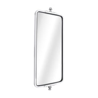 7" X 16" 430 Stainless Steel West Coast Style Mirror - Heated or Non-Heated