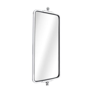 7" X 16" 430 Stainless Steel West Coast Style Mirror - Heated or Non-Heated