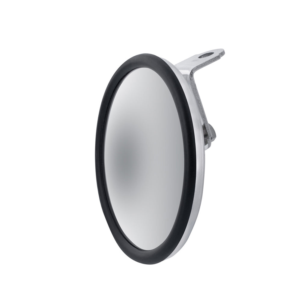 5" or 6" 430 Stainless Steel 320R Convex Mirror - Centered Mounting Stud