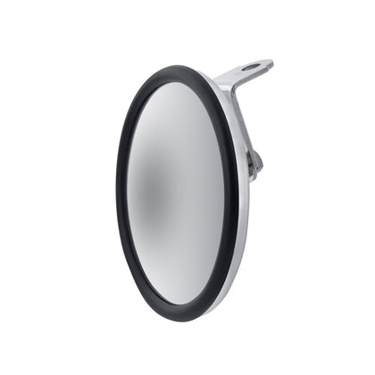 5" or 6" 430 Stainless Steel 320R Convex Mirror - Centered Mounting Stud