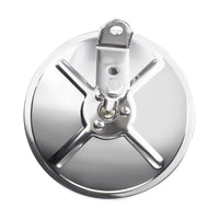 7-1/2" 430 Stainless Steel 320R Convex Mirror - Centered or Offset Mounting Stud