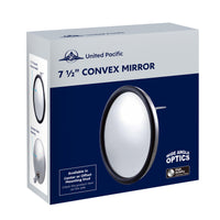 7-1/2" 430 Stainless Steel 320R Convex Mirror - Centered or Offset Mounting Stud