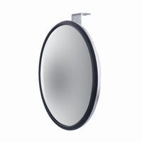 7-1/2" 430 Stainless Steel 320R Convex Mirror - Centered or Offset Mounting Stud