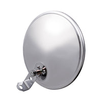 7-1/2" 430 Stainless Steel 320R Convex Mirror - Centered or Offset Mounting Stud