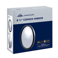 8-1/2" 430 Stainless Steel 320R Convex Mirror - Centered or Offset Mounting Stud