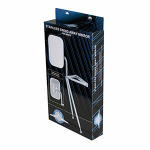United Pacific - Stainless Steel Swing Away Mirror