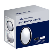 United Pacific - 8-1/2" Chrome 320R Convex Mirror - Centered or Offset Mounting Stud