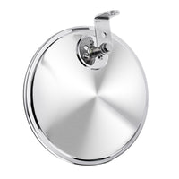United Pacific - 8-1/2" Chrome 320R Convex Mirror - Centered or Offset Mounting Stud
