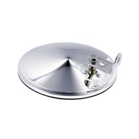 United Pacific - 8-1/2" Chrome 320R Convex Mirror - Centered or Offset Mounting Stud