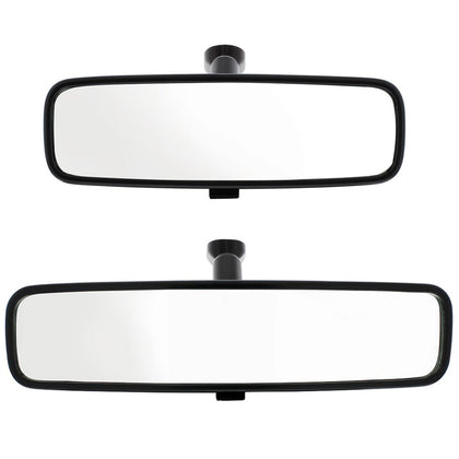 United Pacific - 8" or 10" Black Day/Night Interior Rearview Mirror Assembly - Glue-On Mount