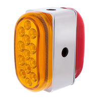 26 LED Dual Function Reflector Double Face Oval Light With Stainless Steel Bracket