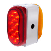 26 LED Dual Function Reflector Double Face Oval Light With Stainless Steel Bracket