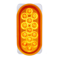 26 LED Dual Function Reflector Double Face Oval Light With Stainless Steel Bracket