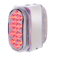 26 LED Dual Function Reflector Double Face Oval Light With Stainless Steel Bracket