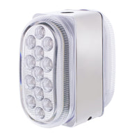 26 LED Dual Function Reflector Double Face Oval Light With Stainless Steel Bracket