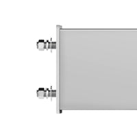 3-3/4" Bolt Pattern SS Spring Loaded Bar With 6X 4" 13 LED Abyss Lights & Visors - Red LEDs (Red or Clear Lens)