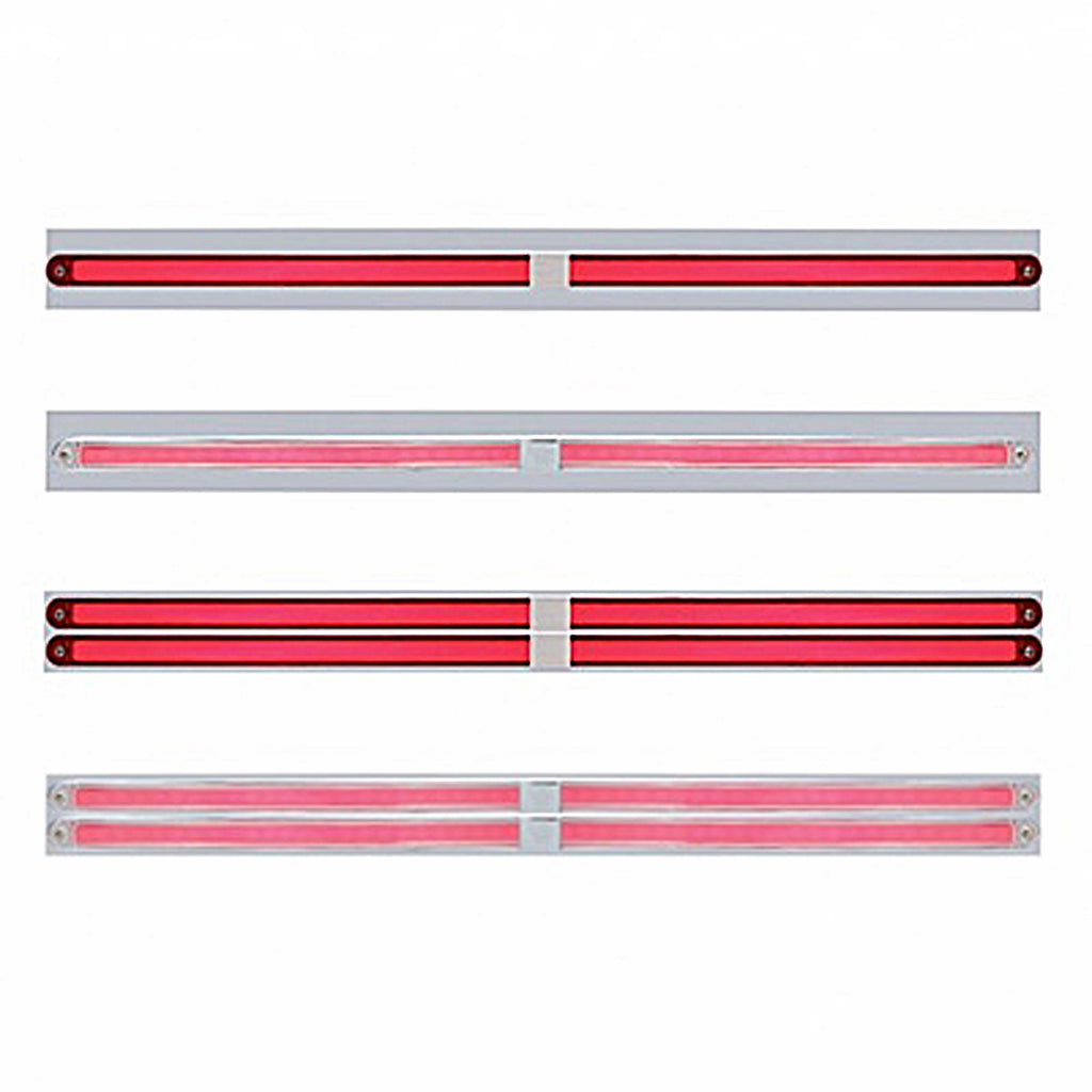 Mud Flap Plate With Two or Four 24 LED 12