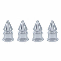 United Pacific - Chrome Spike Valve Caps (4-Pack)