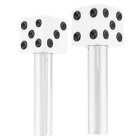 United Pacific - Dice Door Lock Knobs - 2 Pc/Set (Red, White, Black or Blue)