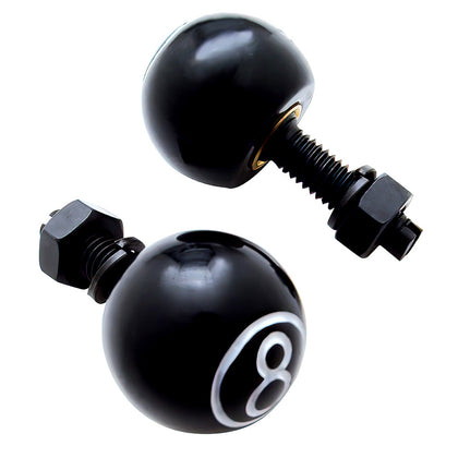 United Pacific - "8" Ball License Plate Fastener (2-Pack)