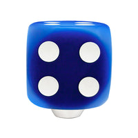 United Pacific - White or Blue Dice Gearshift Knob With Glowing Dots