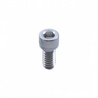 United Pacific - Chrome Plastic Socket Head Screw Caps For 1/4", 5/16" or 3/8" Screw (10-Pack)