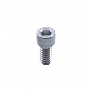 United Pacific - Chrome Plastic Socket Head Screw Caps For 1/4", 5/16" or 3/8" Screw (10-Pack)