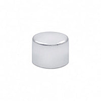 United Pacific - Chrome Plastic Socket Head Screw Caps For 1/4", 5/16" or 3/8" Screw (10-Pack)