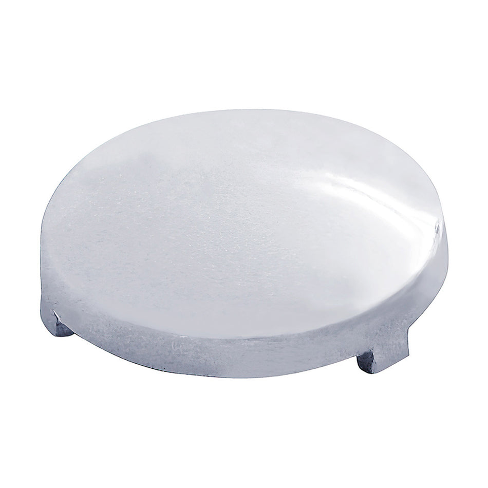 Chrome Plastic Covers For 3/4" Round Vinyl Button For Most Freightliner & International (Card of 10)
