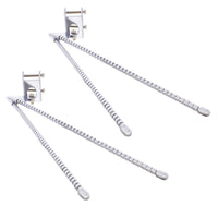 United Pacific - Chrome Curb Feelers (2-Pack)