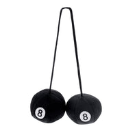 United Pacific - 3" Round Fuzzy 8-Ball (Pair)