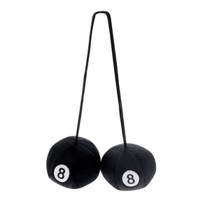 United Pacific - 3" Round Fuzzy 8-Ball (Pair)