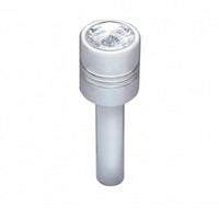 Chrome Door Lock Knob with 9/16" Crystals - 2-Pack (Multiple Colors)