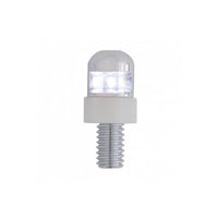 United Pacific - Single LED License Plate Fasteners - 2 Pack (Blue, Red or White LEDs)